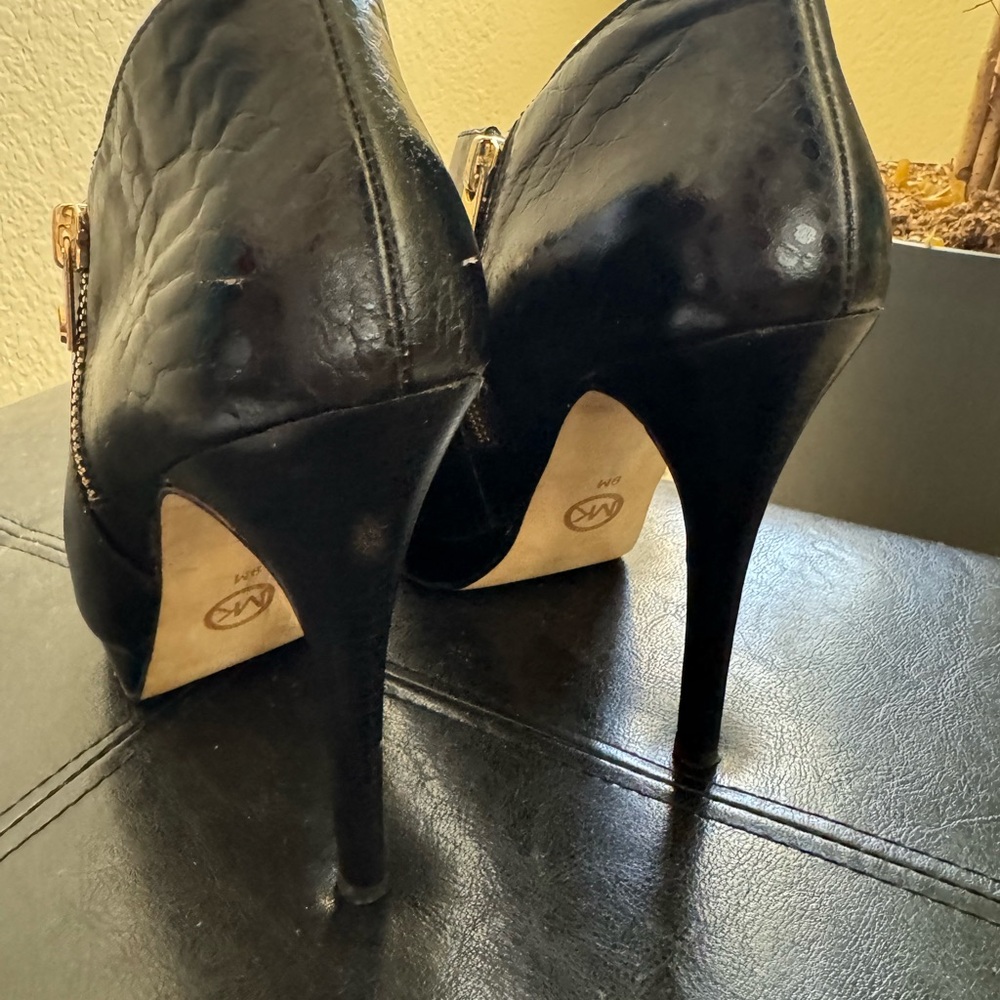 Black Michael Kors Ankle Boots - Picture 2 of 5